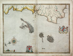 Die Engländer verfolgen die spanische Flotte östlich von Plymouth am 31. Juli - 1. August