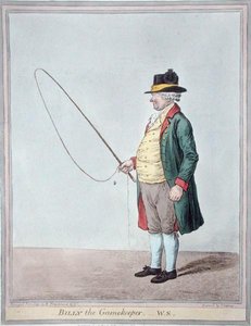 Billy der Wildhüter, graviert von James Gillray, veröffentlicht von Hannah Humphrey von Robert (after) Frankland
