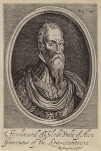 Fernando Alvarez de Toledo, 3. Herzog von Alba, spanischer General und Gouverneur der Spanischen Niederlande von Robert (after) Vaughan