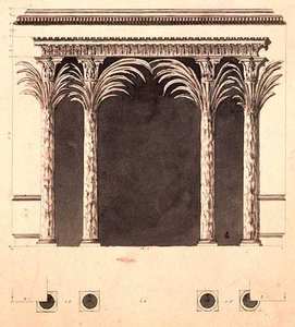 Design für eine Nische von Robert Adam