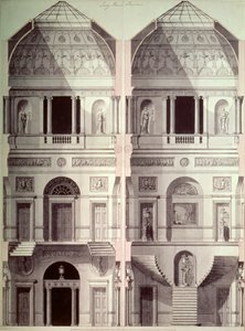 Portman Square, Home House, von Robert Adam (1728-92)