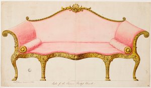 Sofa für Sir Lawrence Dundas von Robert Adam
