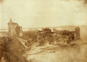 Druck von St. Andrews Castle in Fife, Schottland. Aus dem J. Paul Getty Museum