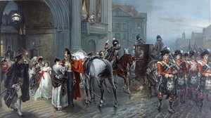 Einberufen nach Waterloo, Brüssel, 1815, ca. 1898