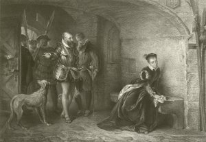 Die Prinzessin Elizabeth im Turm von Robert Alexander Hillingford