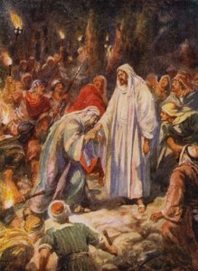 Jesus Christus wird von Judas verraten von Robert Ambrose (after) Dudley