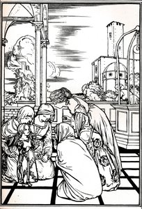 Eine Illustration aus Der Sturm, 1901-1902 von Robert Anning Bell