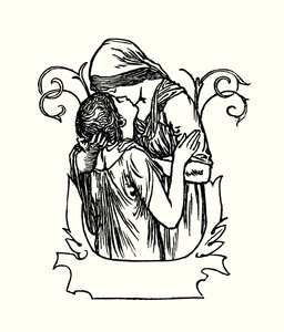 Illustration für Gedichte von John Keats (Lithografie) von Robert Anning Bell