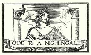 Illustration für Gedichte von John Keats: Ode an eine Nachtigall (Lithografie)