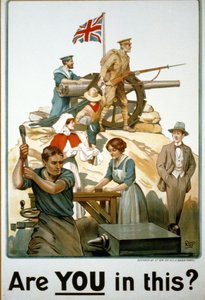 Britisches Plakat, Erster Weltkrieg