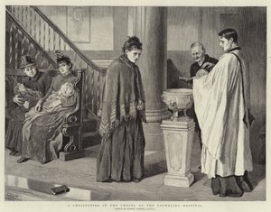 Eine Taufe in der Kapelle des Findelhauses von Robert Barnes