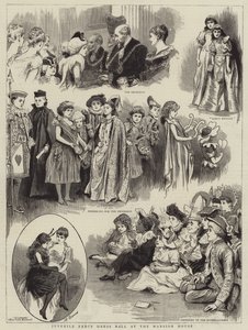 Jugendlicher Kostümball im Mansion House von Robert Barnes