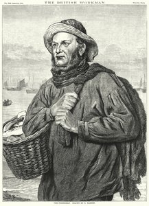 Der Fischer (Stich) von Robert Barnes
