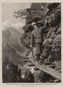 Die Königsstraße in Tibet von Robert Barnes