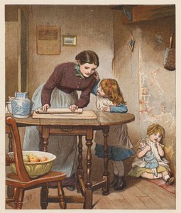 Die Bäuerin machte einen Apfelkuchen von Robert Barnes
