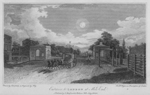 Eingang nach London bei Mile End