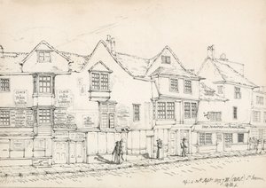 Fenchurch Street, London, 1817 von Robert Blemell Schnebbelie
