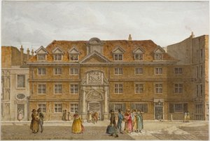 Ansicht von Blackwell Hall in der King Street, City of London