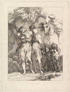 Eine gefangene Familie, ca. 1783