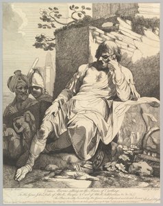 Caius Marius auf den Ruinen von Karthago von Robert Blyth