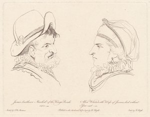 James Smithson und Alice Whitworth von Robert Blyth, after John Hamilton Mortimer