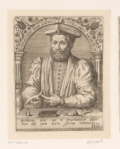 Porträt von Guillaume Philandrier (Serie Porträts von fünfzehnten- und sechzehnten Jahrhundert Gelehrten)