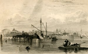 Liverpool, vom Mersey aus, Nr. 1..., Mitte des 19. Jahrhunderts
