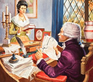 Robespierre und Eleanore Duplay