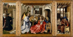 Die Verkündigung Mérode-Triptychon, ca. 1428-1432
