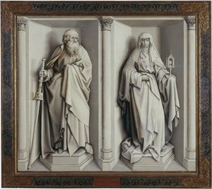 Die Hochzeit von Maria und Joseph. Rückseite