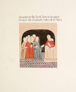 Ms. New Coll 380, f35r. Die Altertümer der Kathedrale von Saint Mary, Carlisle, gezeichnet von Robert Carlile, 1795