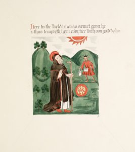 Ms. New Coll 380, f39r. Die Altertümer der Kathedrale von Saint Mary, Carlisle, gezeichnet von Robert Carlile, 1795