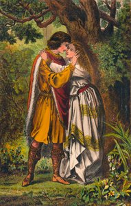 Posthumus. Meine Königin! Meine Herrin! O Dame, weine nicht mehr. Cymbeline: Akt I, Szene I, ca. 1875