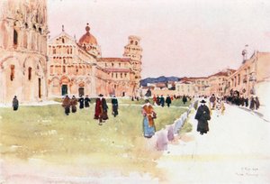 Piazza del Duomo, Pisa von Robert Charles Goff