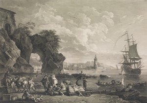 Ansicht von Pausilype bei Neapel