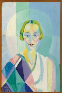 Porträt von Madame Heim von Robert Delaunay