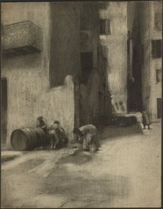 Straßenecke in Menton von Robert Demachy