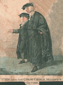 Eine Ansicht von den Christ Church Meadows, Oxford, 1807 von Robert Dighton