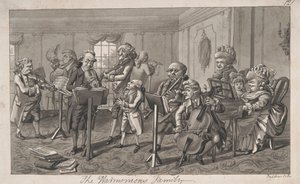 Die harmonische Familie von Robert Dighton