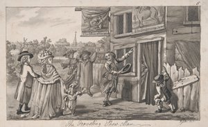Der reisende Schausteller von Robert Dighton