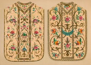 Bestickte Kaseln von Luigi & Ersilia Martini, 1893 von Robert Dudley