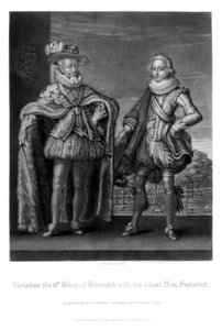 Christian IV., König von Dänemark, mit seinem ältesten Sohn Frederick von Robert Dunkarton
