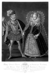Mary Stuart, Königin von Frankreich und Schottland, und Henry Lord Darnley, ihr Ehemann, 1816