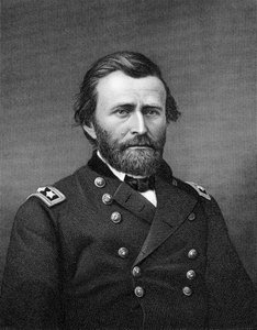 Ulysses S. Grant, amerikanischer General und 18. Präsident der Vereinigten Staaten, 19. Jahrhundert