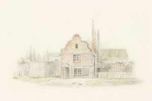 Elisabethanisches Haus am Forth von Robert Elliot Bewick