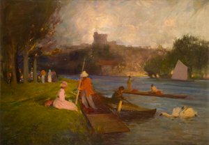 Die Themse bei Windsor von Robert Ernest McEune