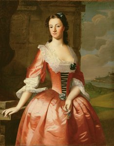 Porträt einer Mrs. John Vinal, 1748