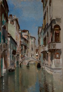 Kanal in Venedig, San Trovaso Viertel