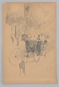Pferd und Kutsche von Robert Frederick Blum