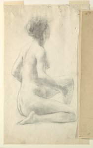 Studie für eine sitzende Frau, "Weinfest," Mendelssohn Glee Club, New York, NY